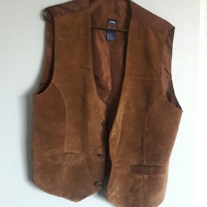 Men's Suede Vest
