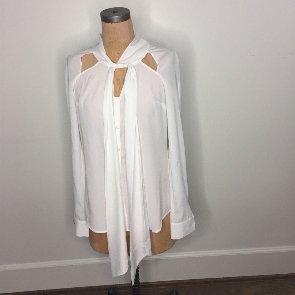 Guess by Marciano White long sleeve top