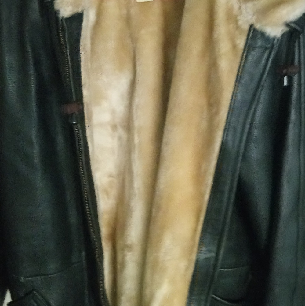 Genuine Leather bomber Coat