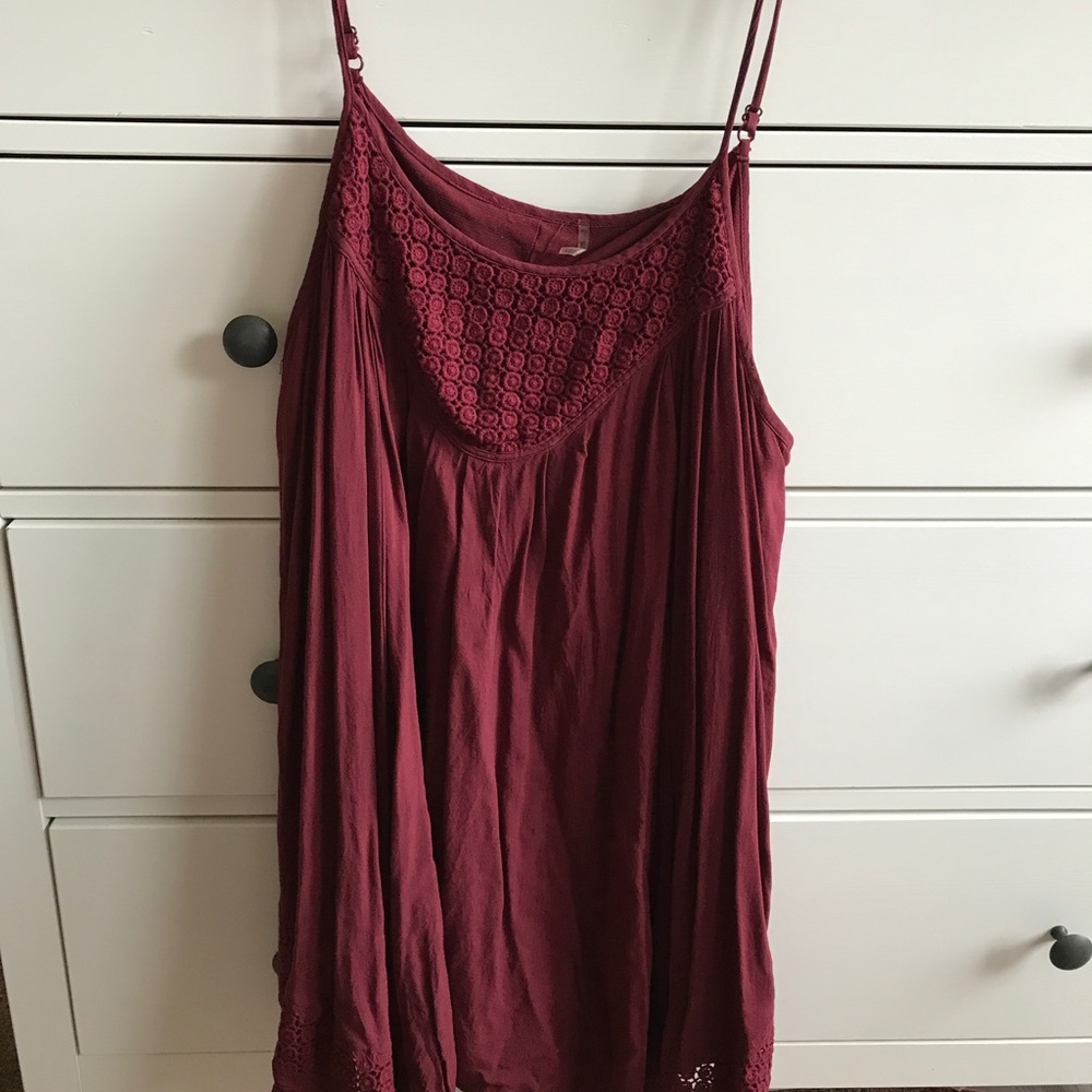 Maroon dress