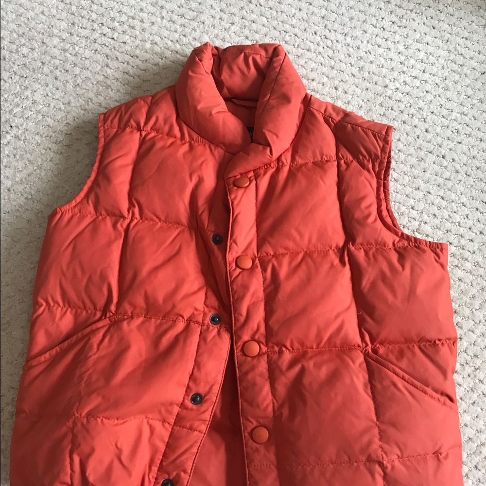 Orange Land's End Puffer Vest