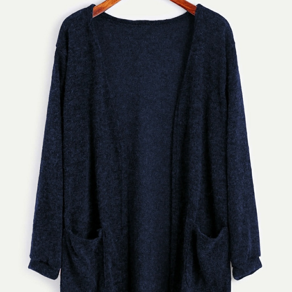 NWT Blue long light weight Cardigan
