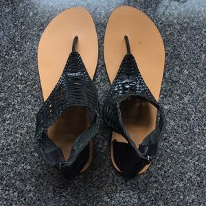 Urban Outfitters Black Sandals