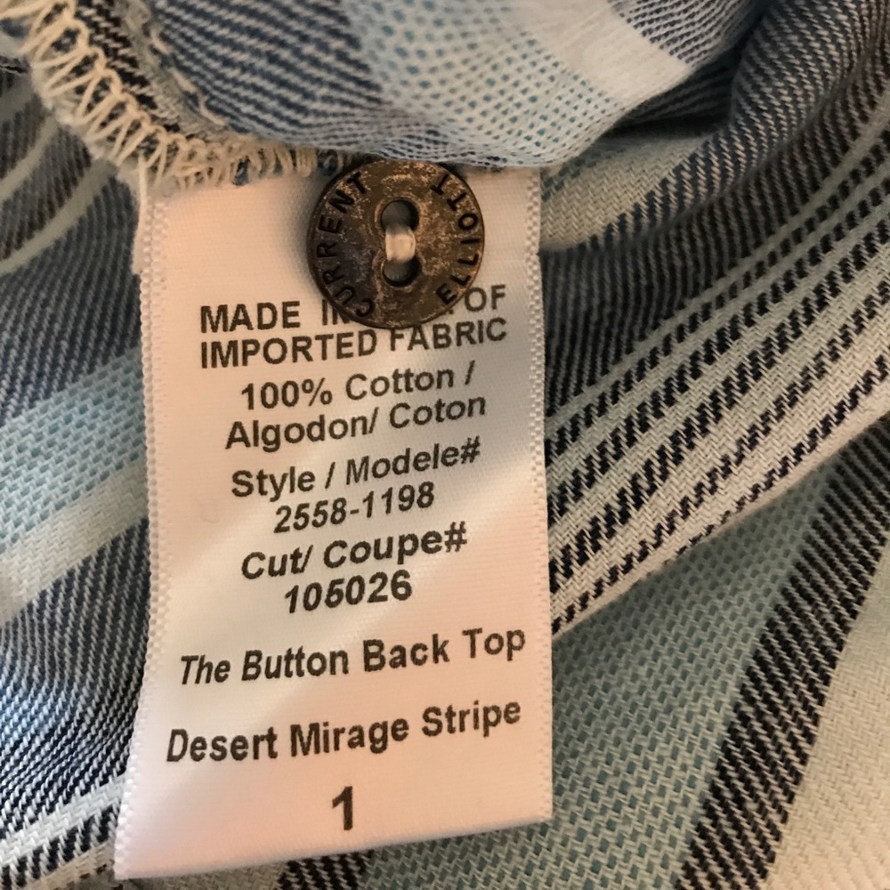 Current/Elliott Button Back Top - image 6