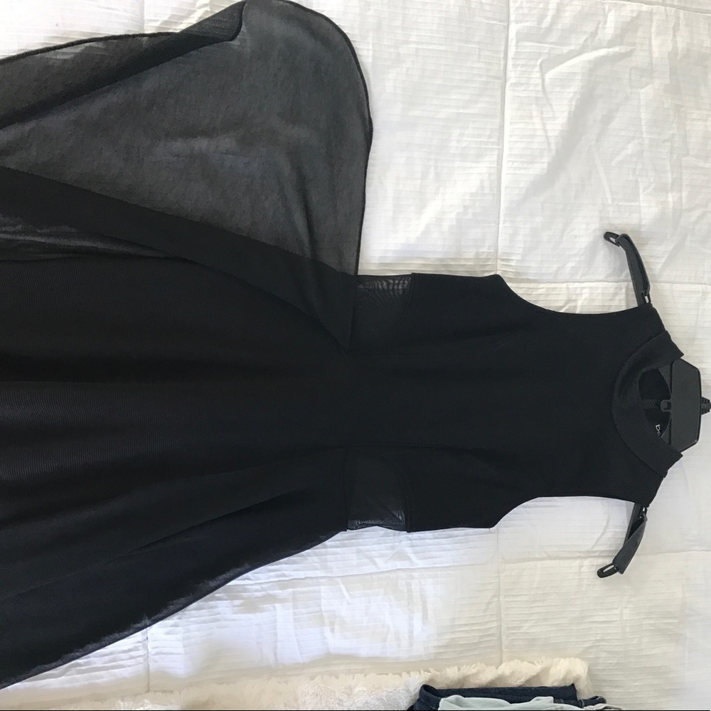 Classy black cocktail dress