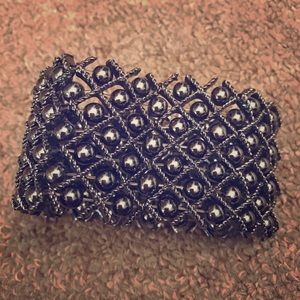 Thick, chunky metal bracelet