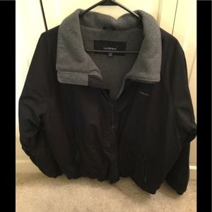 Black jacket with fleece lining
