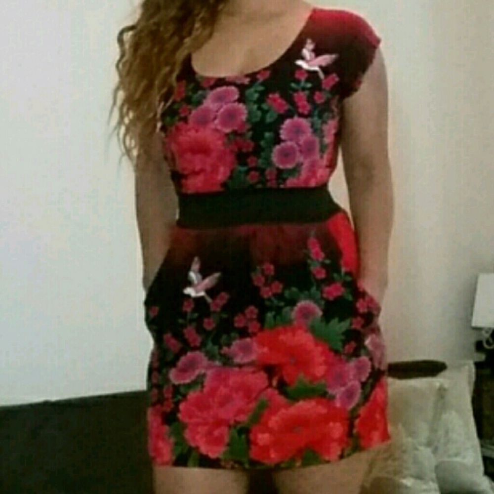 Floral Mini Dress - Picture 3 of 6