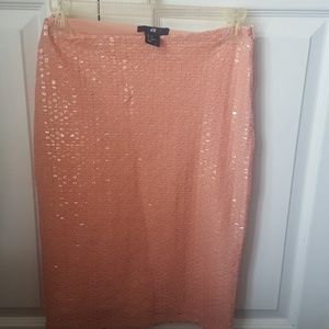 H AND M midlength gem stone skirt