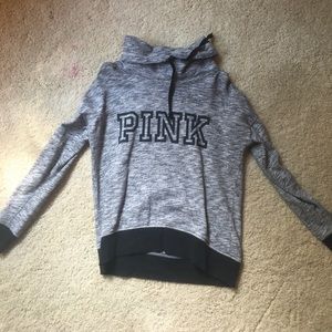lightly worn pink turtle neck sweatshirt!!