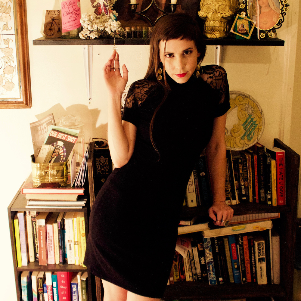 Forever 21 Black Dress with lace detail - Picture 4 of 4