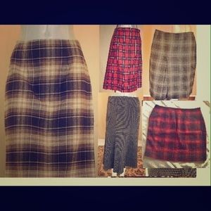 Five Woolish Skirts