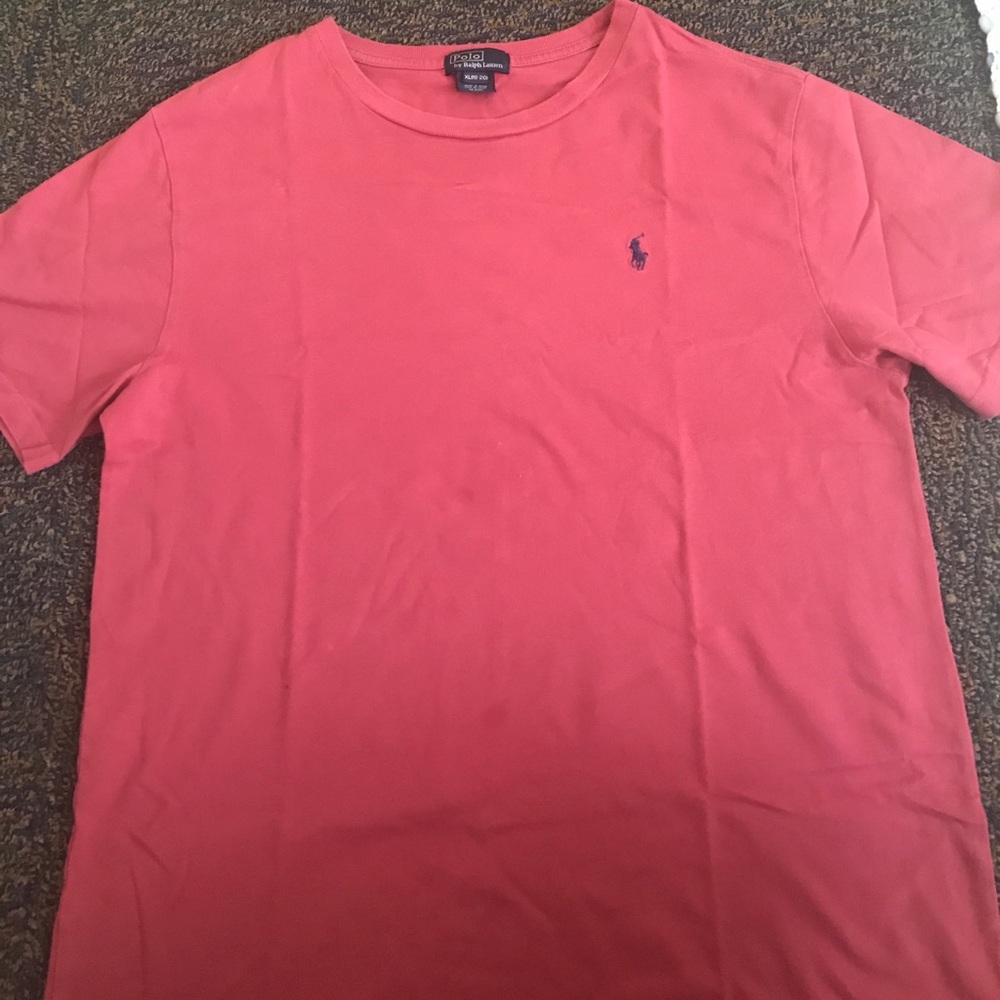 Boys XL red polo tshirt