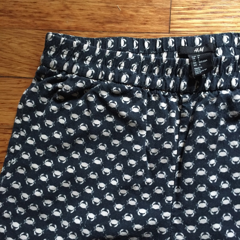 H&M Slightly Cropped Crab Pants
