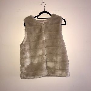 Joie Faux fur vest