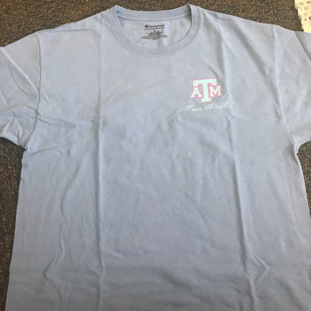 Blue Texas A&M tshirt