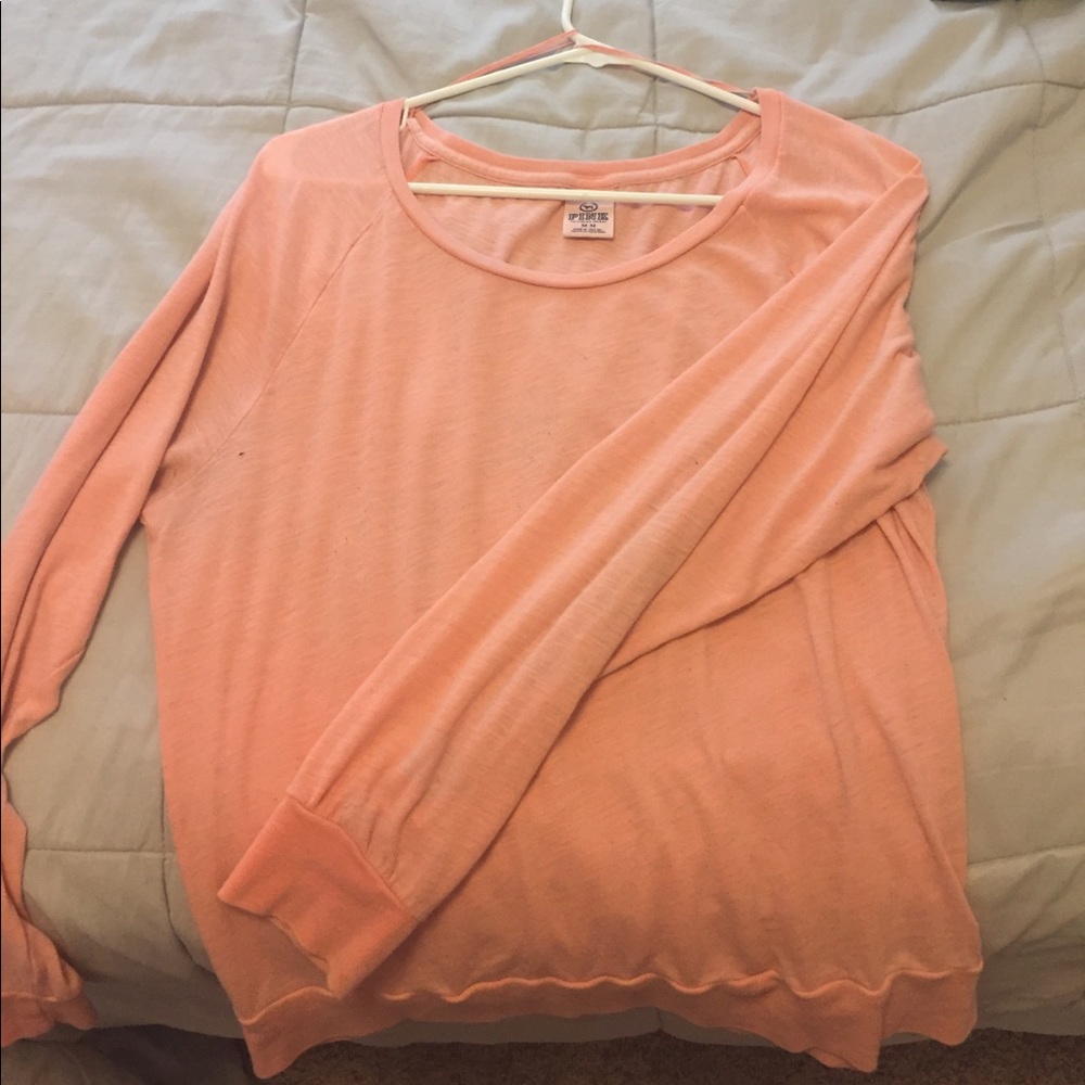 Peach long sleeve shirt from Pink