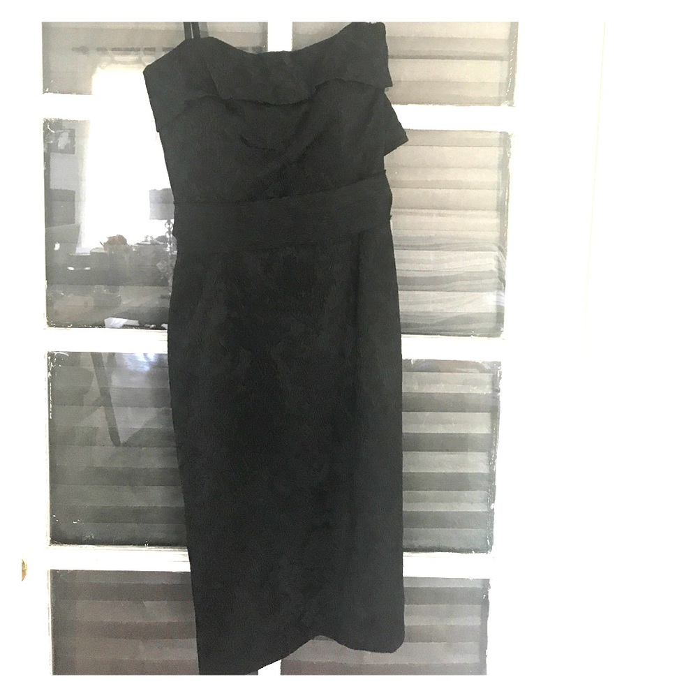 Strapless evening dress