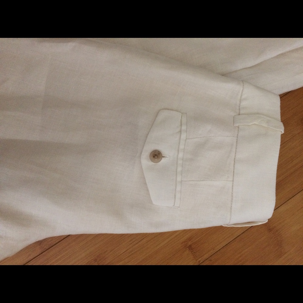 Creamy Jcrew Linen Pants