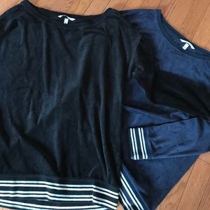 2 Victoria's Secret Velour Sweaters