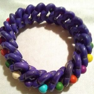 Purple Flower bracelet