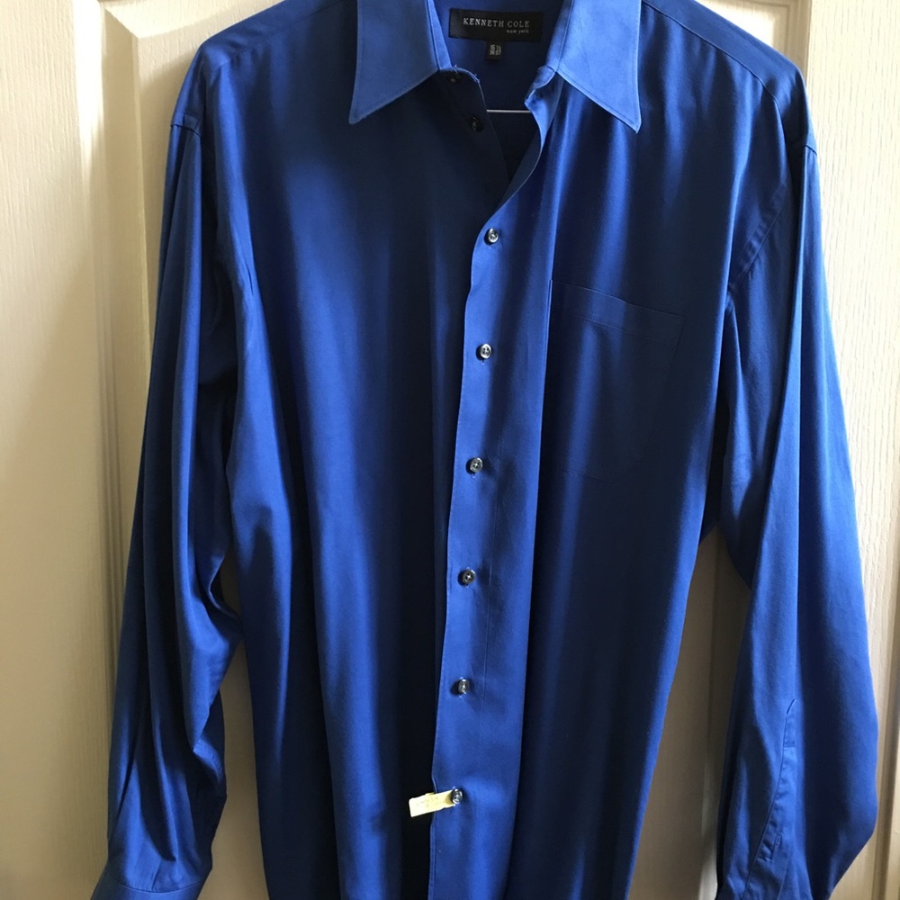 Kenneth Cole dress shirt royal blue