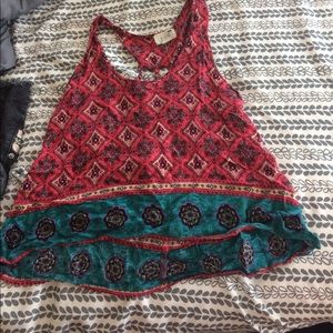 Shirt with cut out back