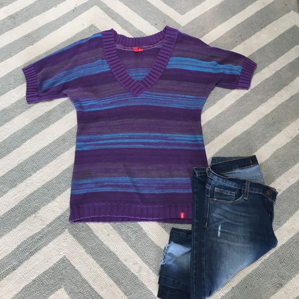 Edc short-sleeved tunic sweater