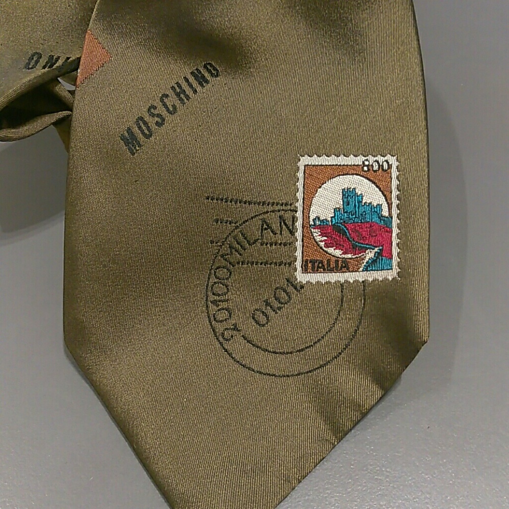 💯 vintage moschino tie