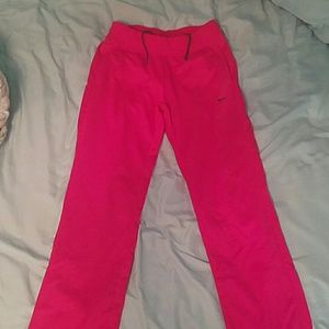 pink nike sweatpants