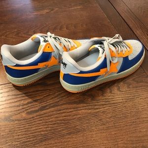 bapesta navy orange