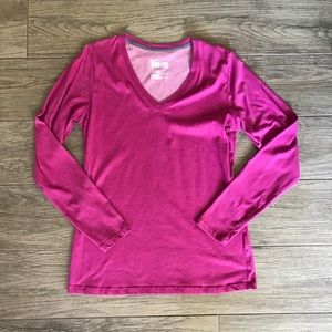 Nike Dri-Fit Long Sleeve V Neck
