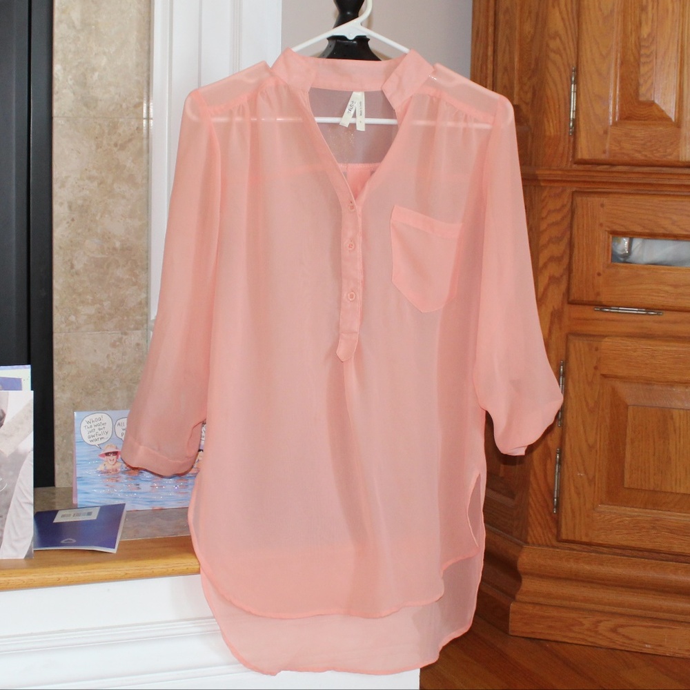 Light Coral Blouse