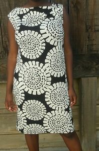 Black & White Floral Merona Dress