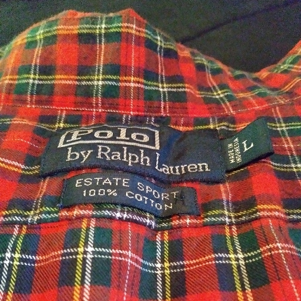 Ralph Lauren Polo Frayed Edge Vest ! SZ L