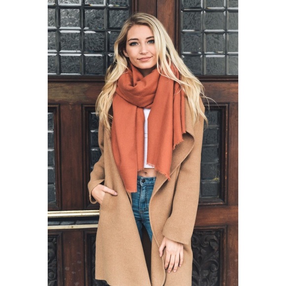 New Arrival- Solid Blanket Scarf - Picture 4 of 4