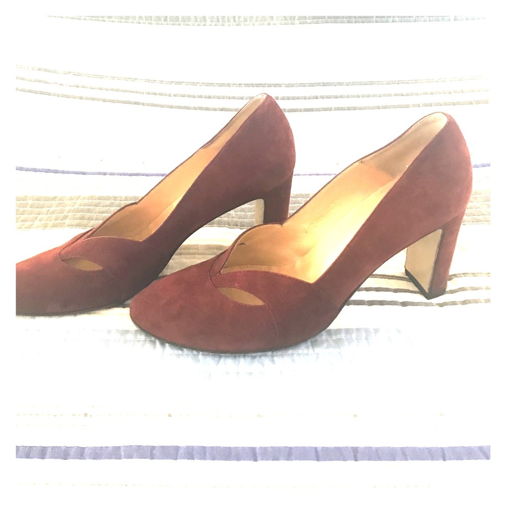 Vintage burgundy heels