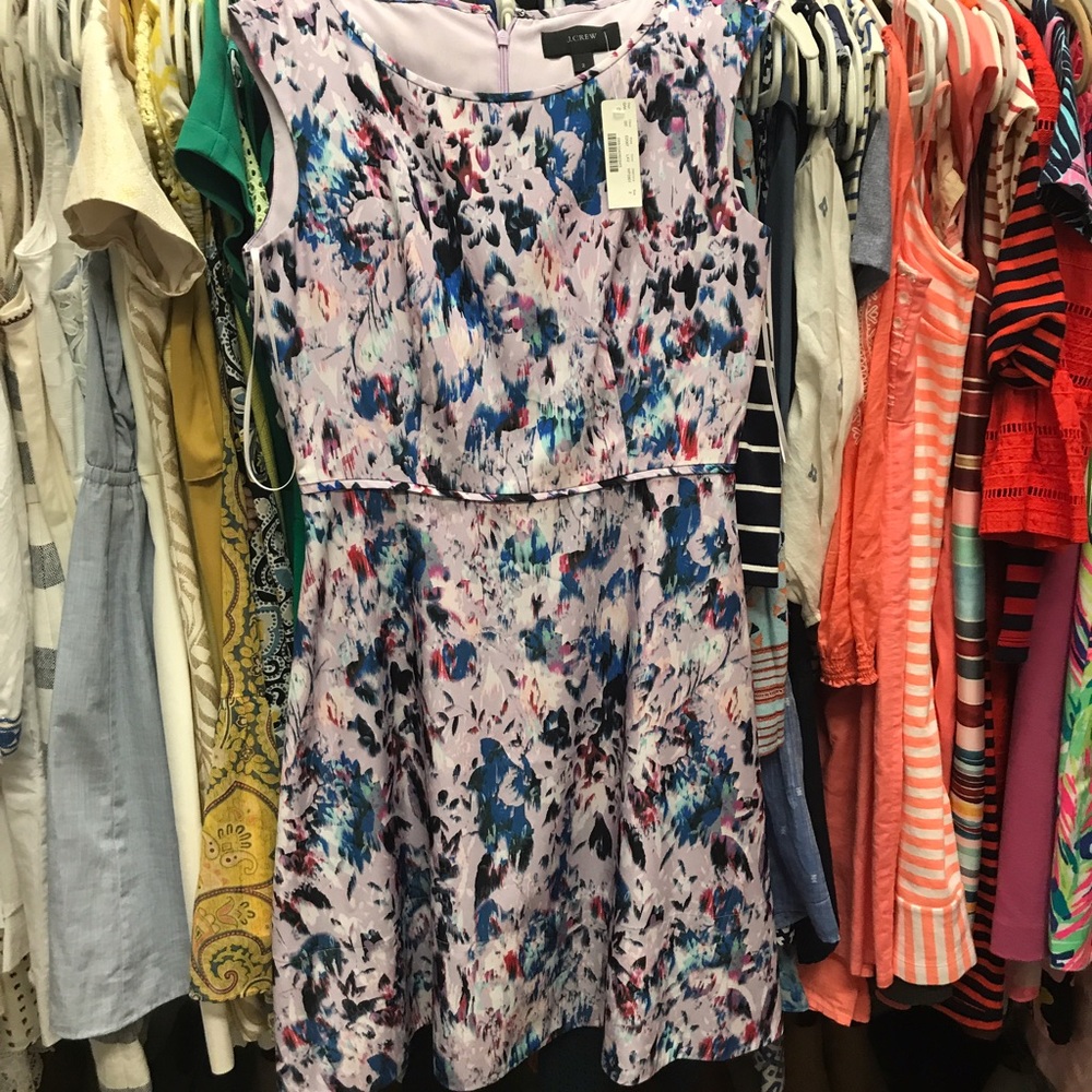 NWT J. Crew lilac dress size 2