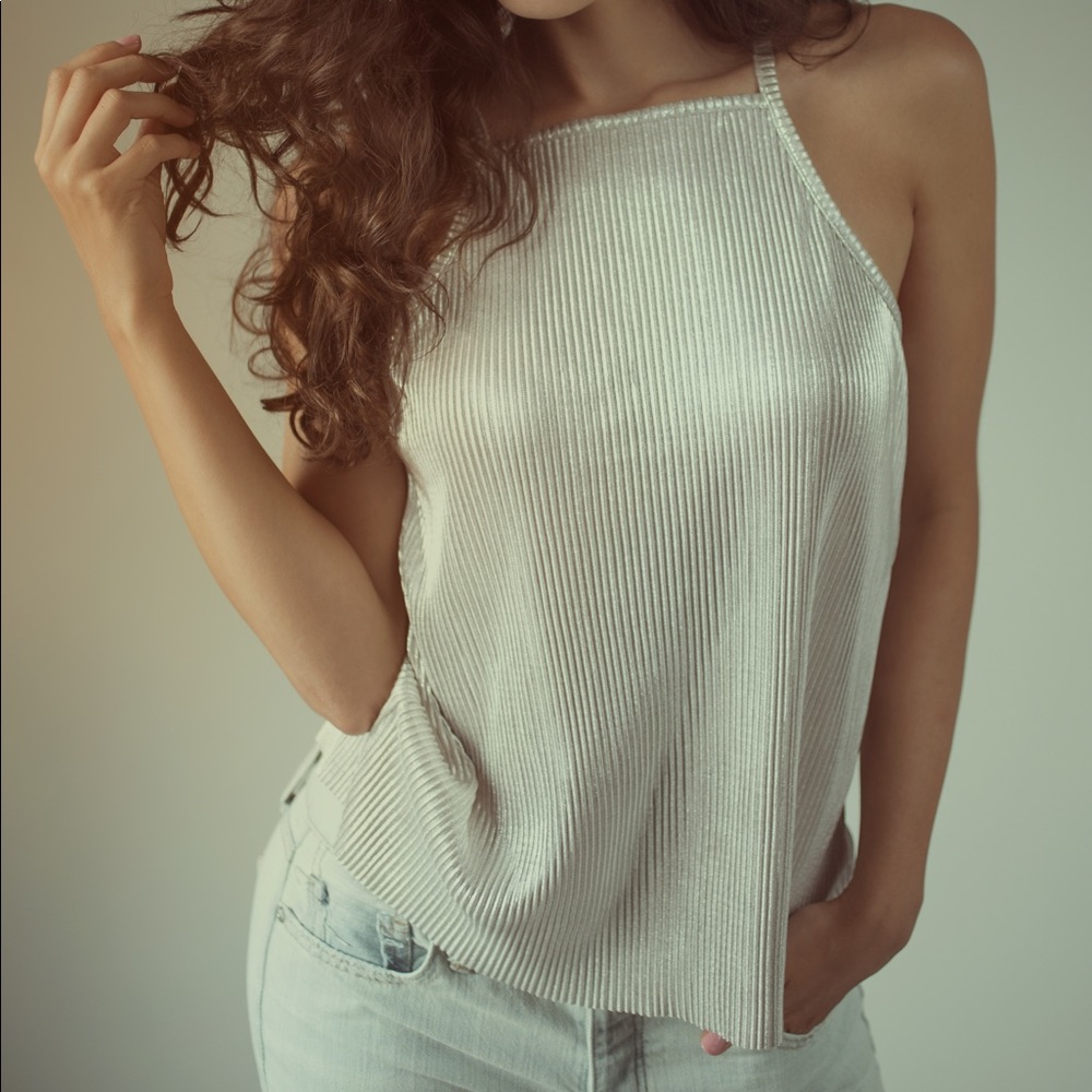 Soft and shimmering top!