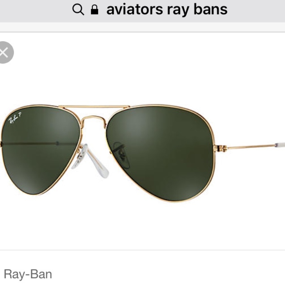 Original ray ban aviators polarized!!!