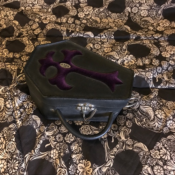 Coffin Leather Purse by Alchemy Gothic