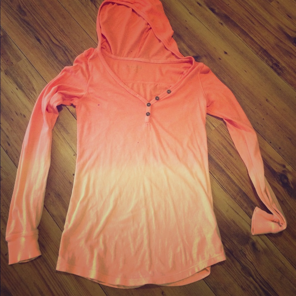 Maurice's long sleeve hooded tee