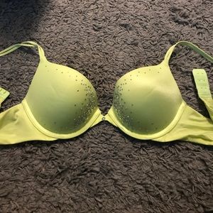 Victoria's Secret Neon Lime Bra 34B