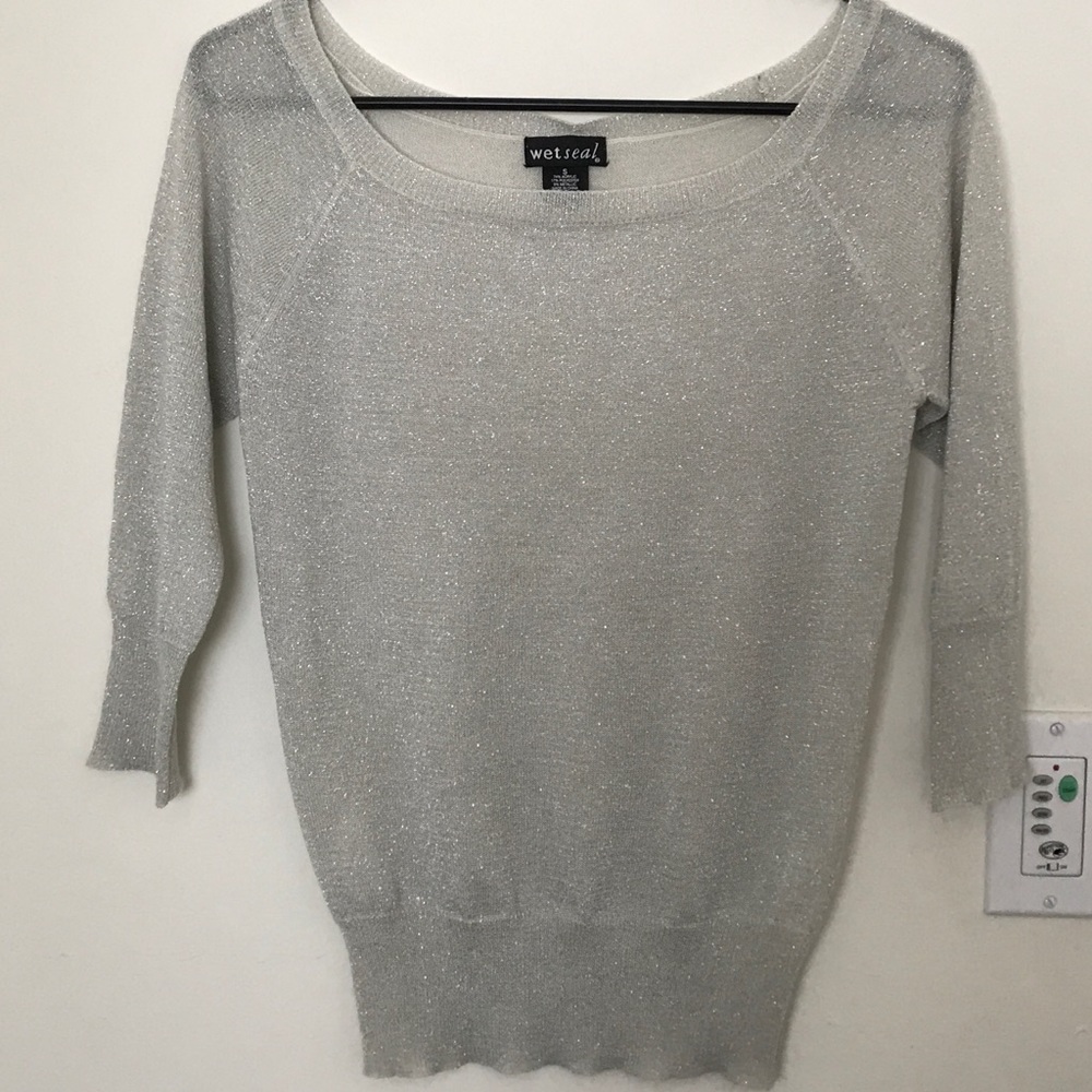 Shimmery long sleeve