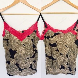 👚 Anthropologie Lace Detail Camisole