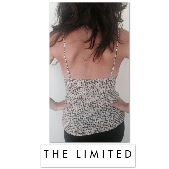 The Limited knot front silk pattern print cami - Picture 2 of 9