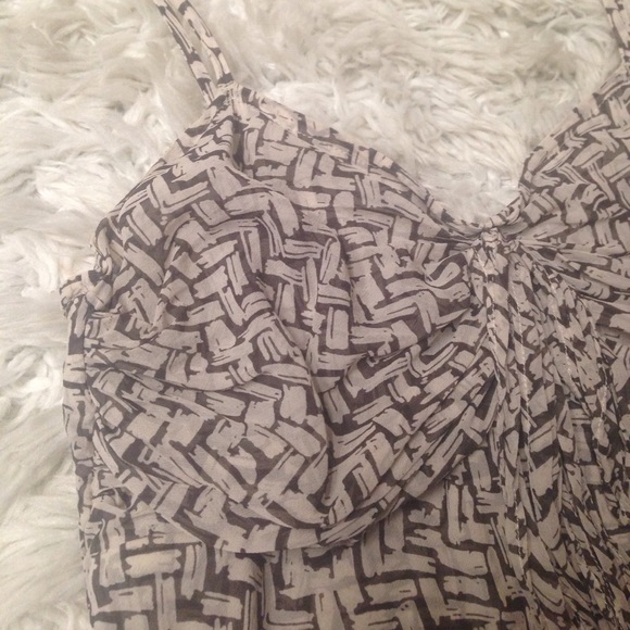 The Limited knot front silk pattern print cami - Picture 3 of 9