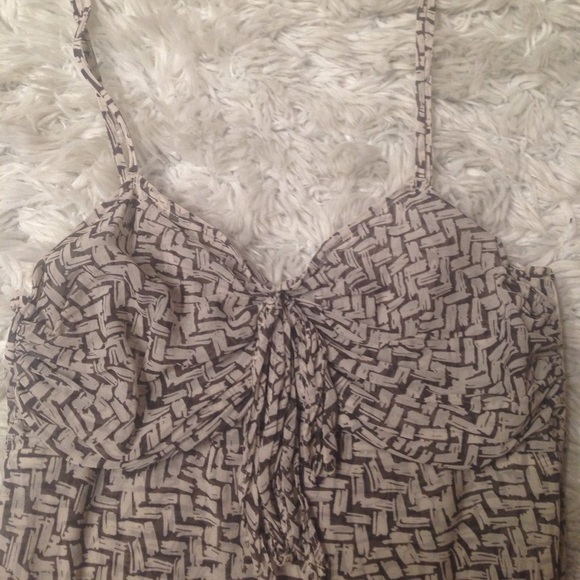 The Limited knot front silk pattern print cami - Picture 4 of 9