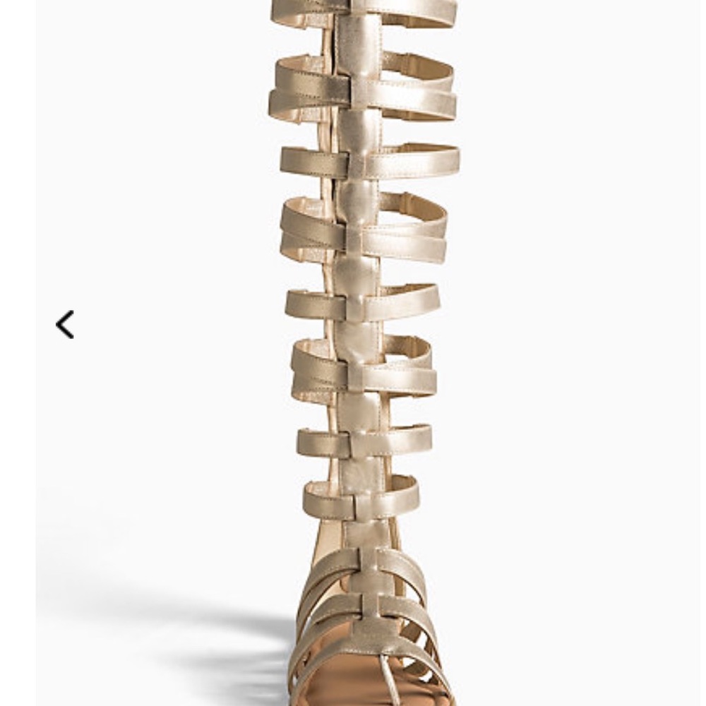 Torrid gold gladiator Sandals 11W