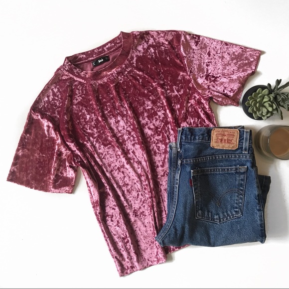Pink Velvet Top - Picture 2 of 8